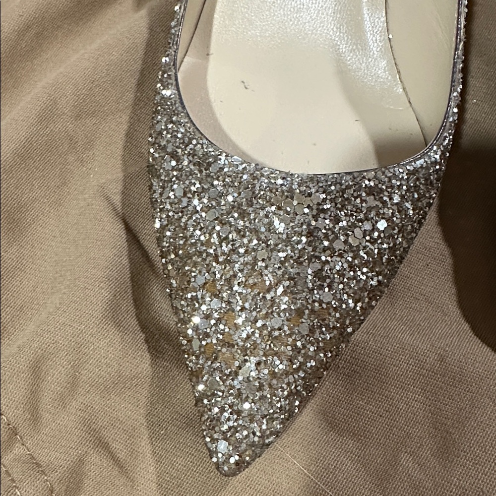 Jimmy Choo Agnes 45, size 36.5, color champagne - Picture 6 of 8